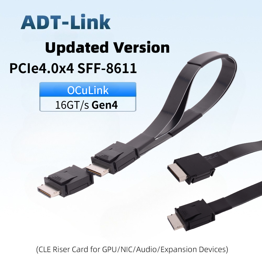 ADT-Link PCI-E 4.0 X4 SFF-8611 - Oculink Egpu Mini Pc 评论和价格
