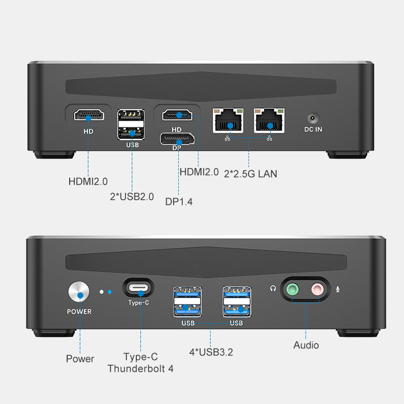 Powerful Desktop Computer with - Intel Core I9 13900H Mini Pc 评论和价格