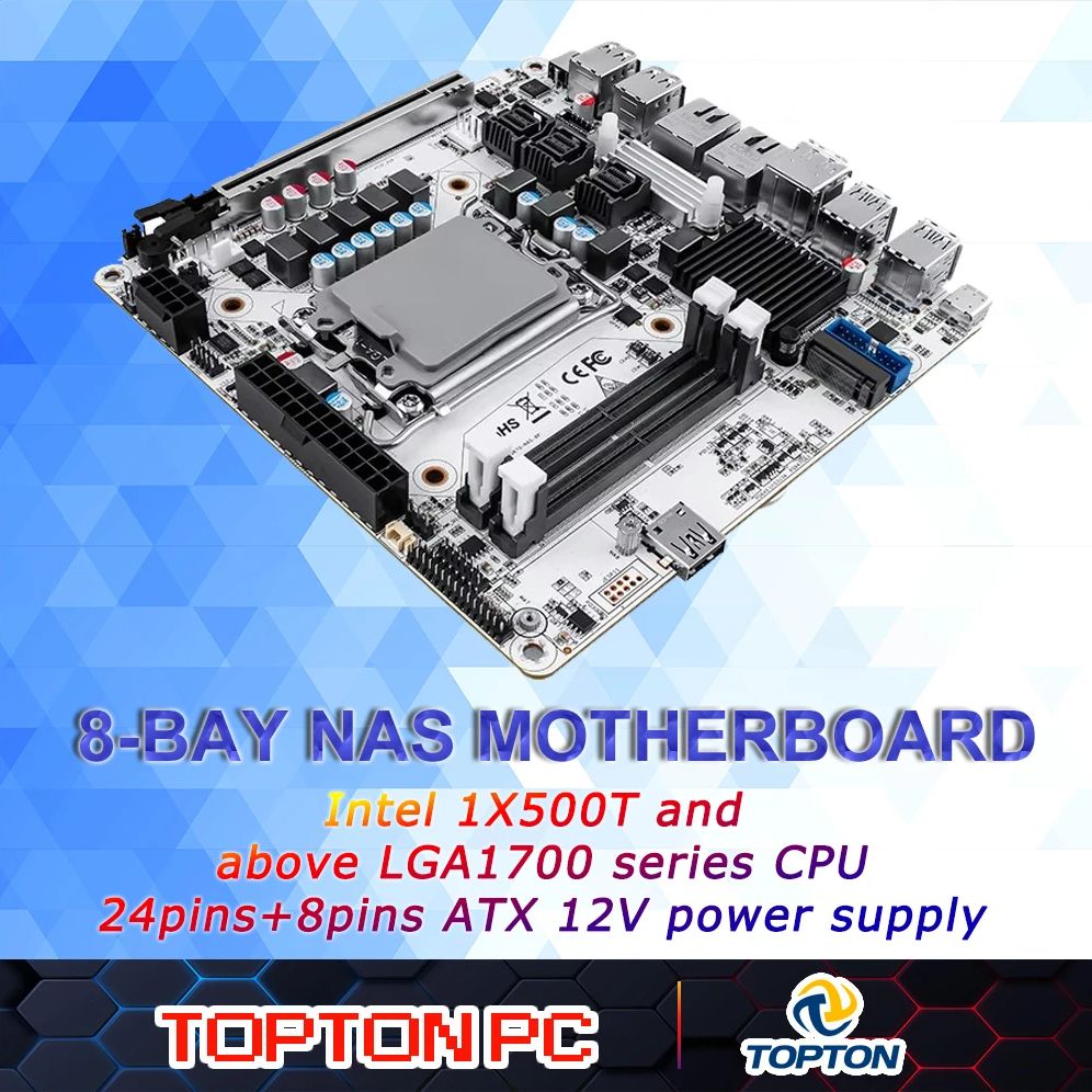 8-Bay NAS Mini ITX Motherboard - Nas Motherboard 8 Sata Mini Itx 评论和价格