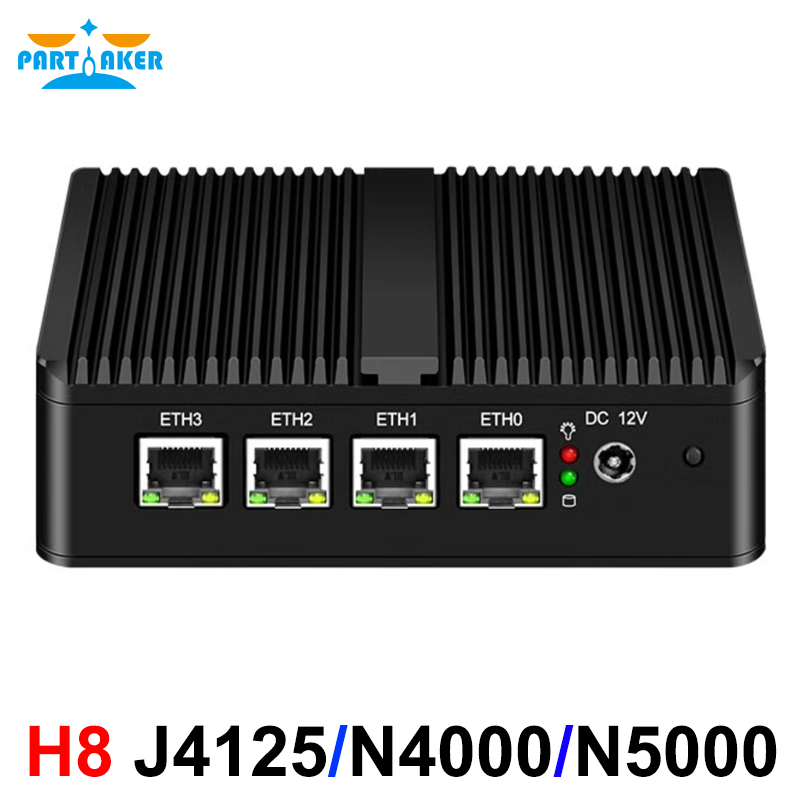 Partaker Fanless pfSense Route - Pfsense Firewall Router 2.5G 4 I226 评论和价格